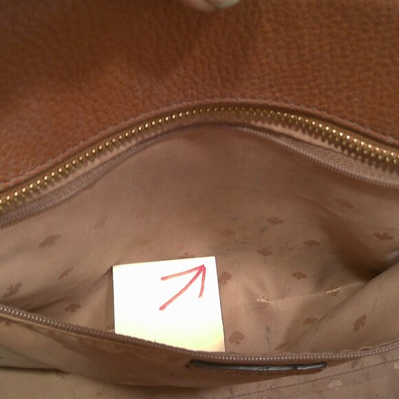 Kate Spade Jackson Satchel Gingerbread Minimalist Leather Bag Purse Pocketbook - Picture 13 of 13